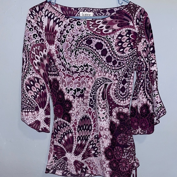 A. Byer Tops - A. Byer Paisley Blouse